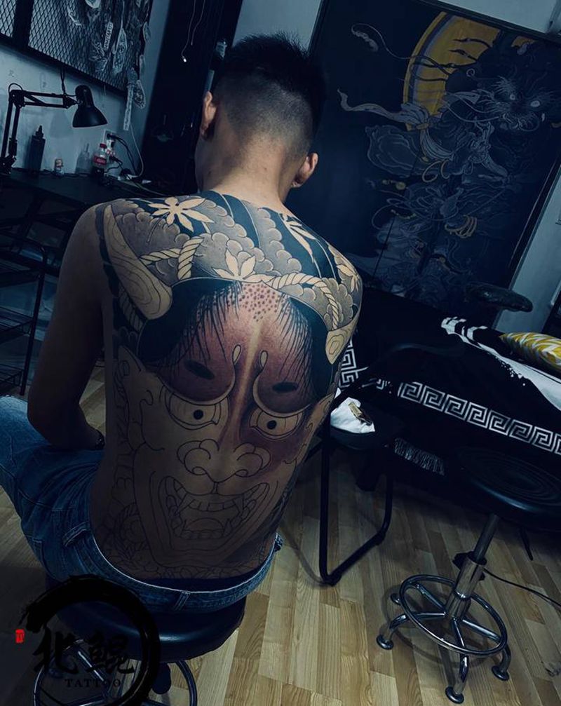 日式传统班诺纹身图片_老传统纹身图案