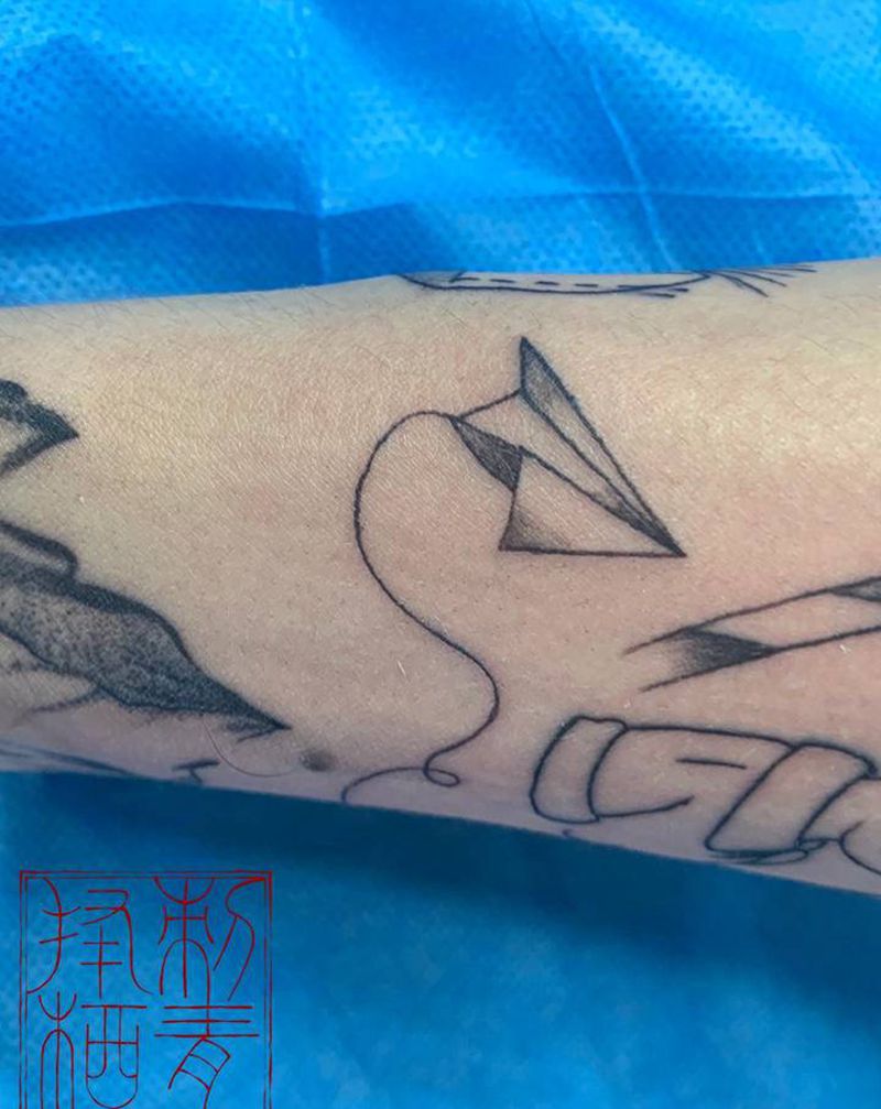 小清新纹身图片_手臂纹身图案