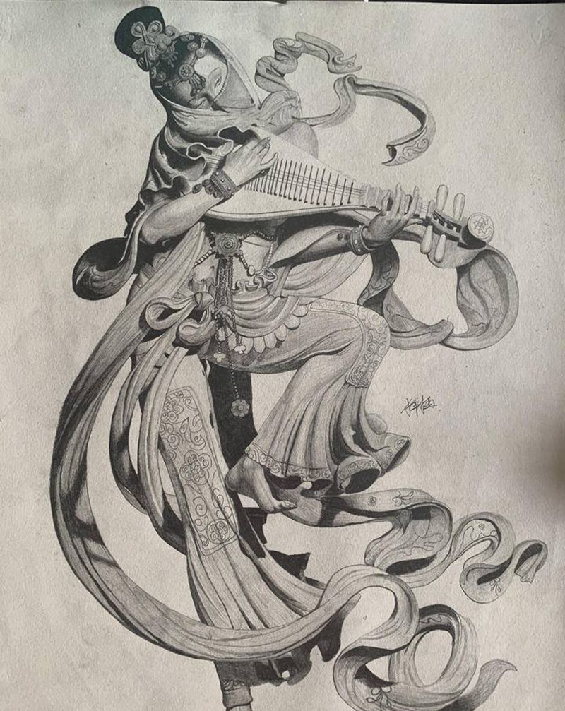 绘画练习纹身图片_欧美写实纹身图案