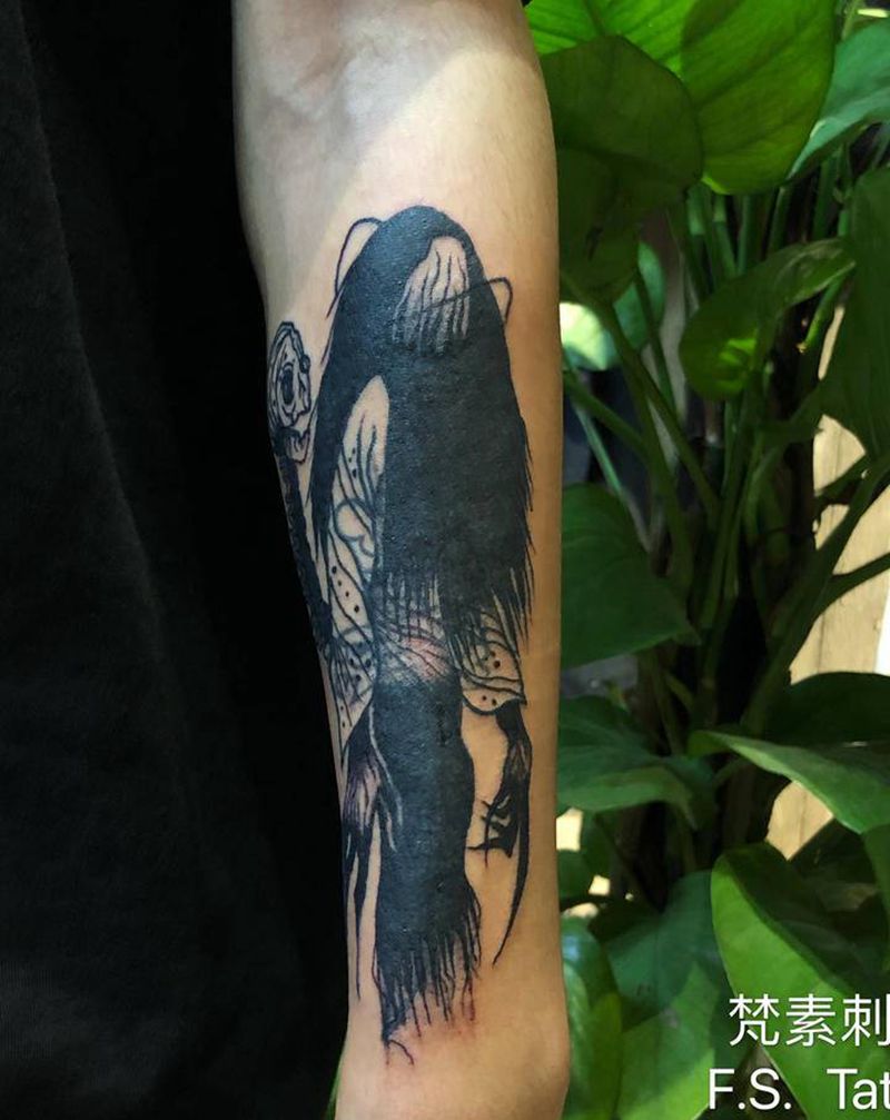 恶魔纹身图片_手臂图腾纹身图案
