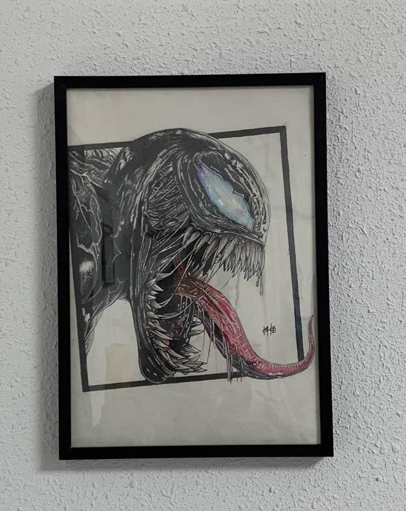 毒液纹身图片_欧美写实纹身图案