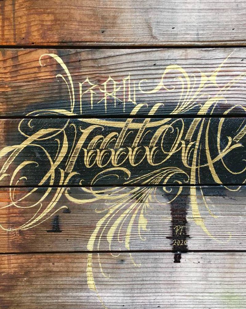 花体字纹身图片_花体字纹身图案