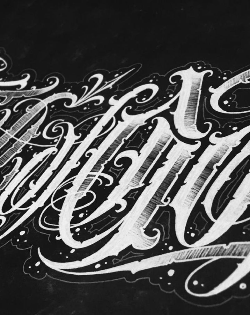 胸口花体字纹身图片_胸部花体字花体字设计纹身图案