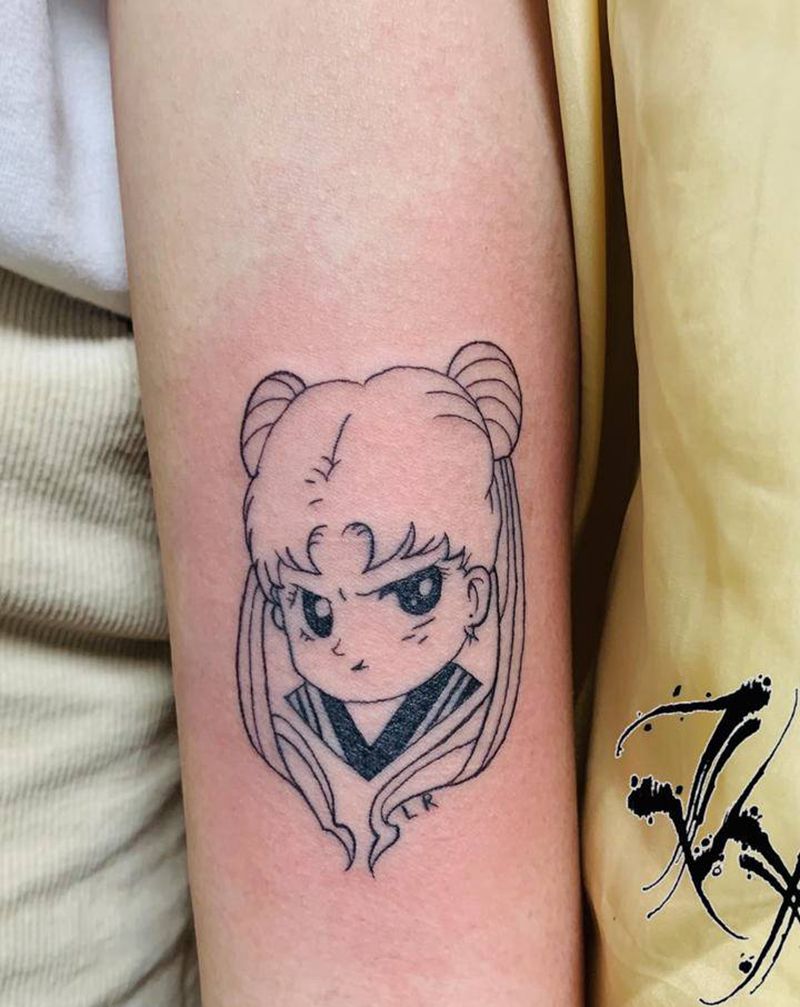 年后水冰月纹身图片_手臂纹身图案