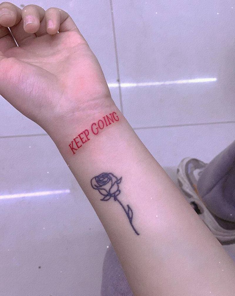 小清新纹身图片_手臂新传统纹身图案