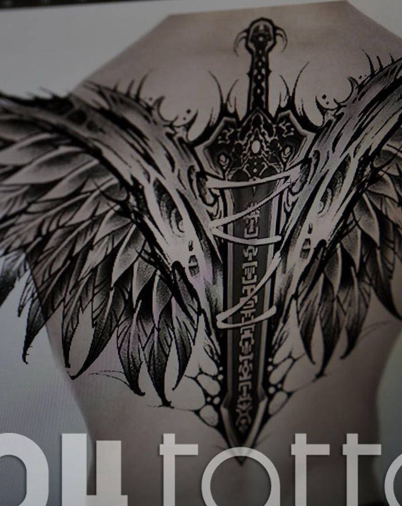 原创手稿纹身图片_臀部New School纹身图案