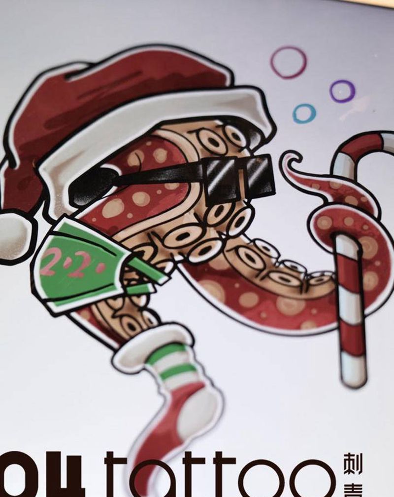 卡通手稿纹身图片_New School纹身图案