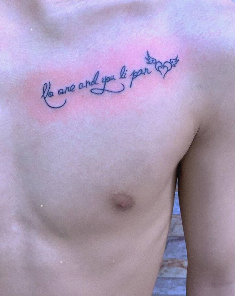 个性字母纹身图片_新传统纹身图案