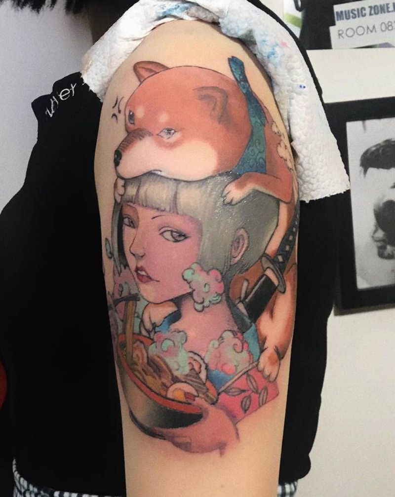 《Fure tattoo》日系纹身图片_手臂纹身图案