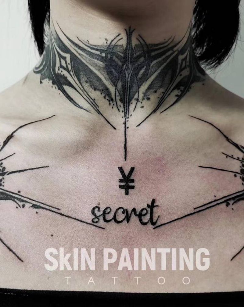 暗黑日月纹身图片_暗黑纹身图案