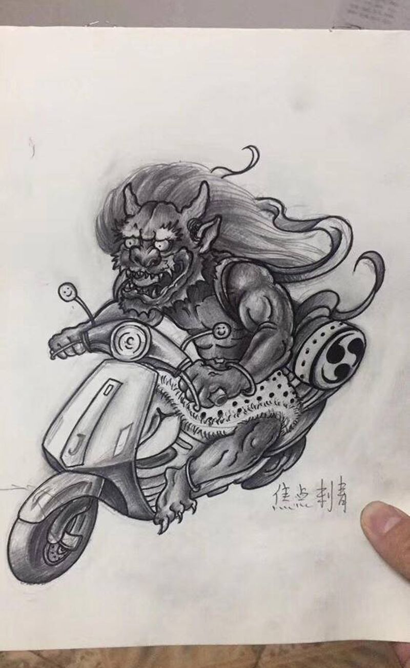 绘画纹身图片_手臂腿部纹身图案