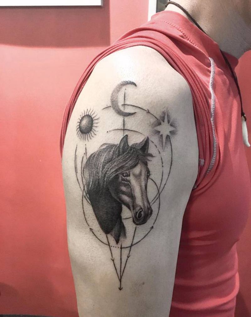 .纹身图片_肩部纹身图案