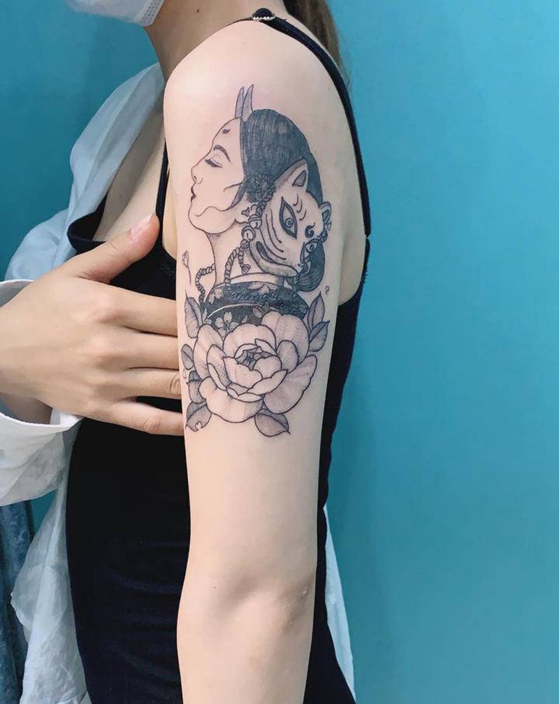 遮盖疤痕纹身图片_手臂纹身图案