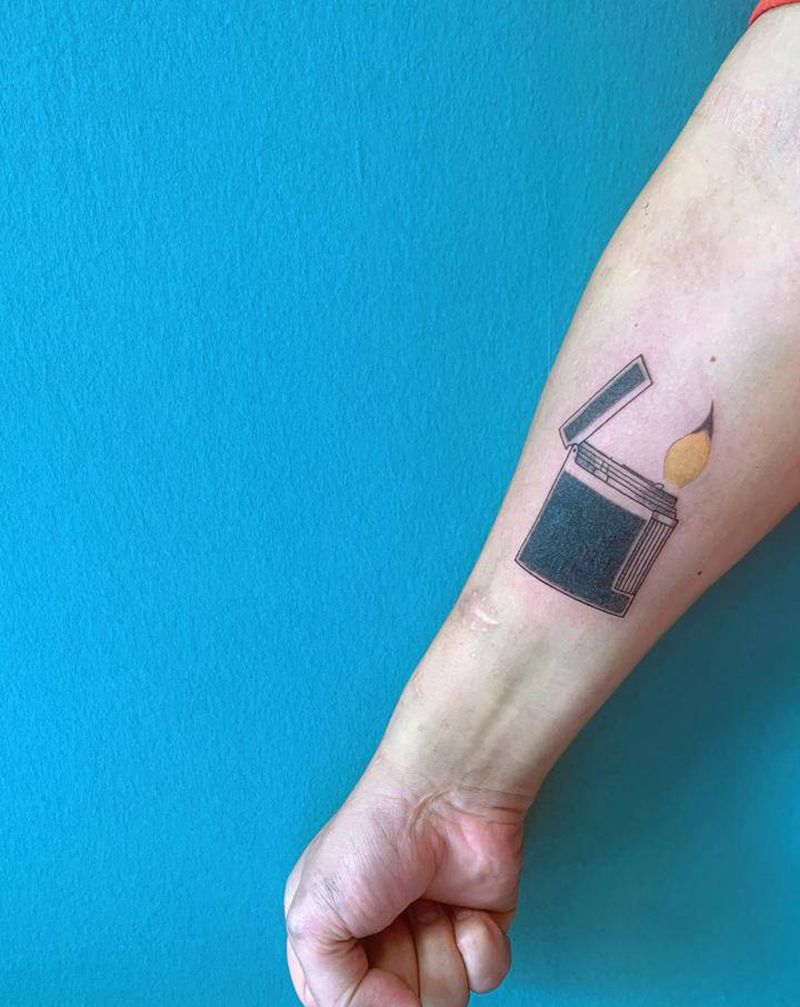 遮盖旧纹身纹身图片_手臂欧美写实纹身图案