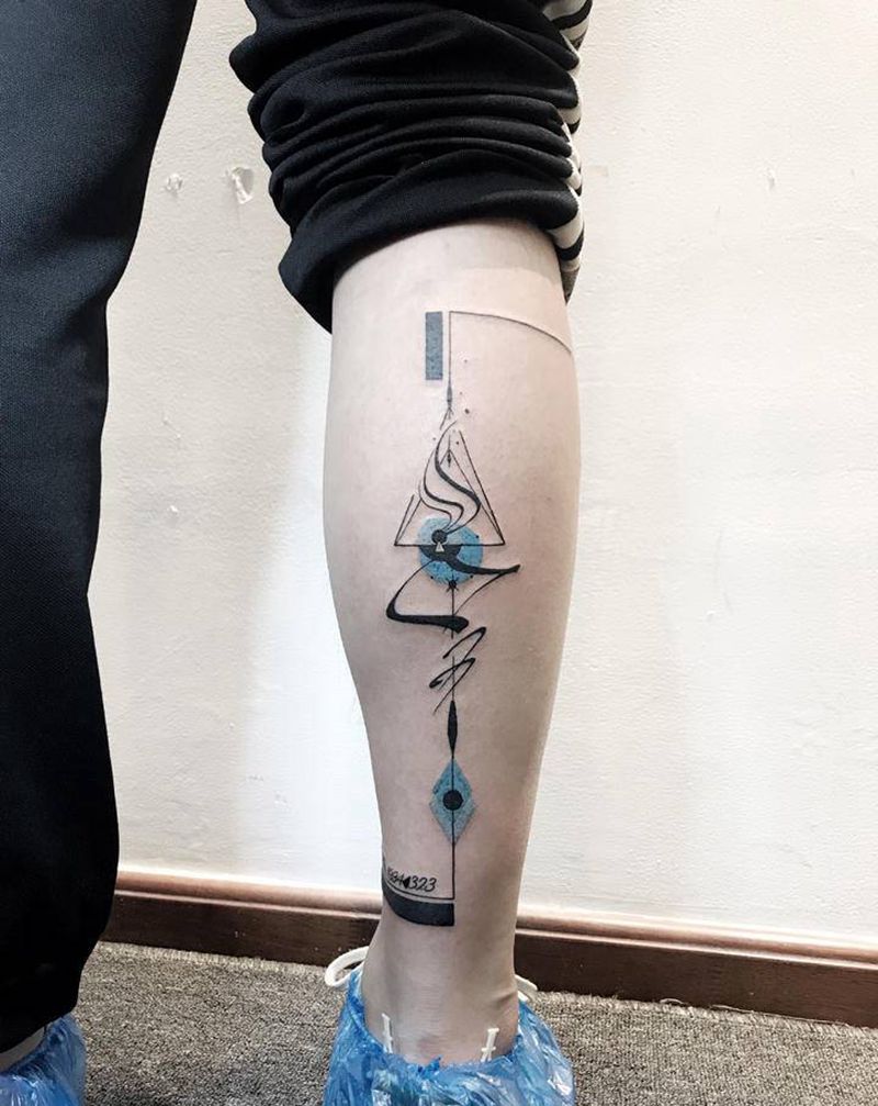 酷啊纹身图片_脚部纹身图案