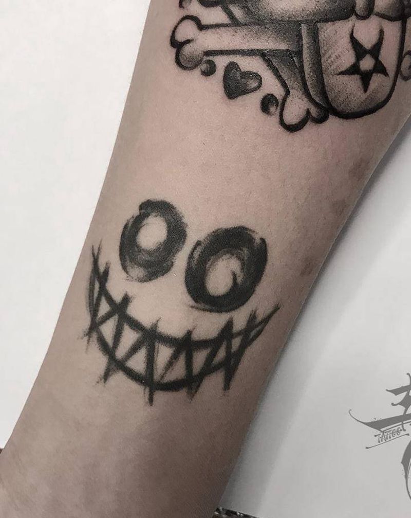 三木刺青纹身图片_手臂Old School纹身图案