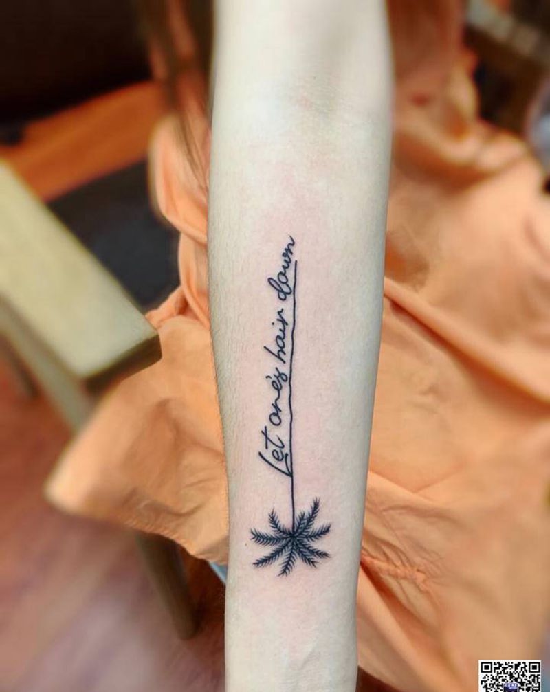 小清新纹身图片_手部脚部纹身图案