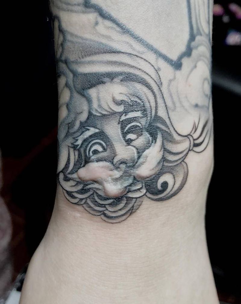 趣儿纹身图片_手臂手部New School点刺遮改 遮盖纹身图案