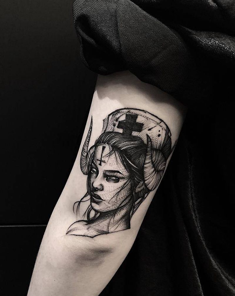 dark纹身图片_手臂纹身图案