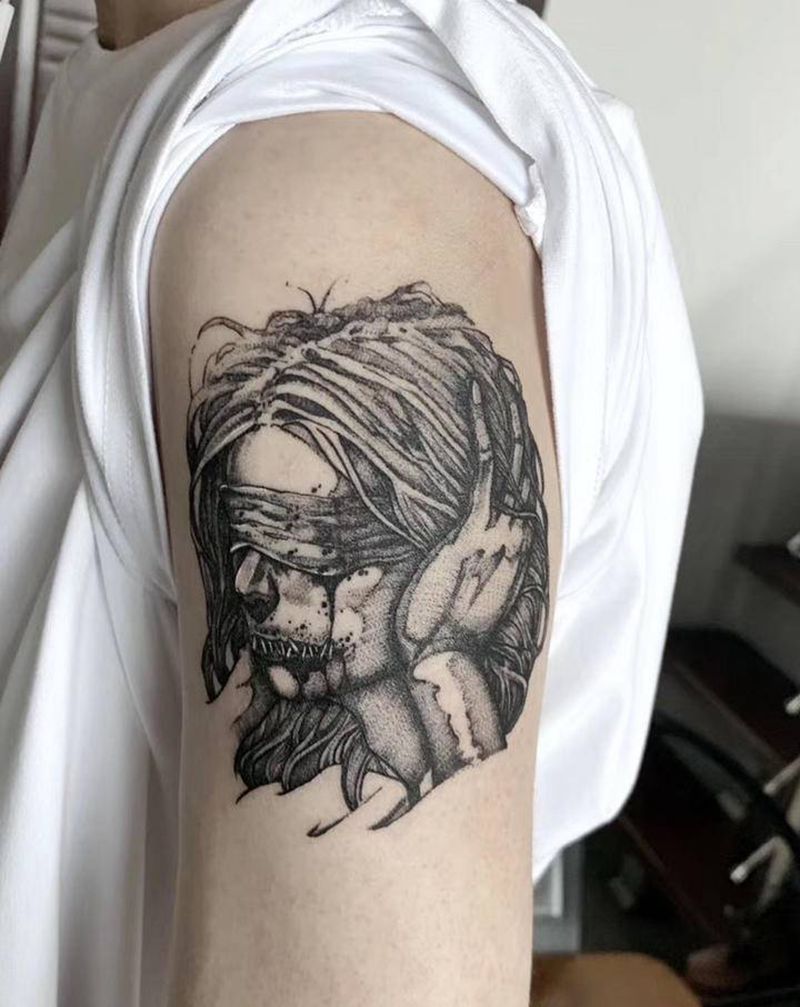 吵架的女朋友纹身图片_手臂点刺女朋友纹身图案