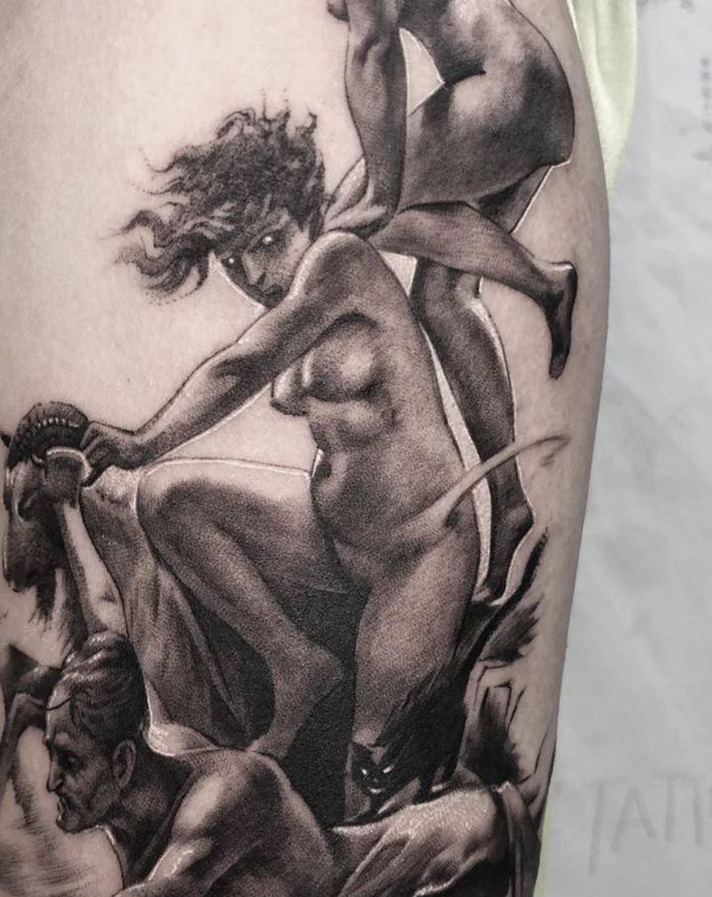 vision纹身图片_欧美写实纹身图案