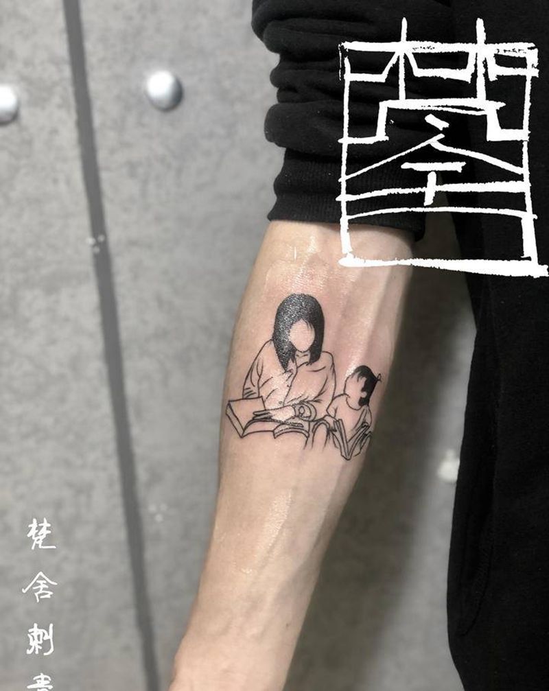 简笔画纹身图片_手部手臂纹身图案