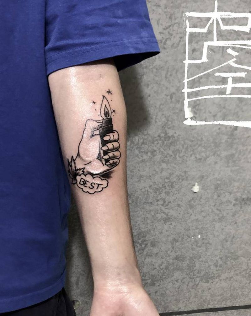 情侣纹身纹身图片_手部手臂New SchoolOld School纹身图案