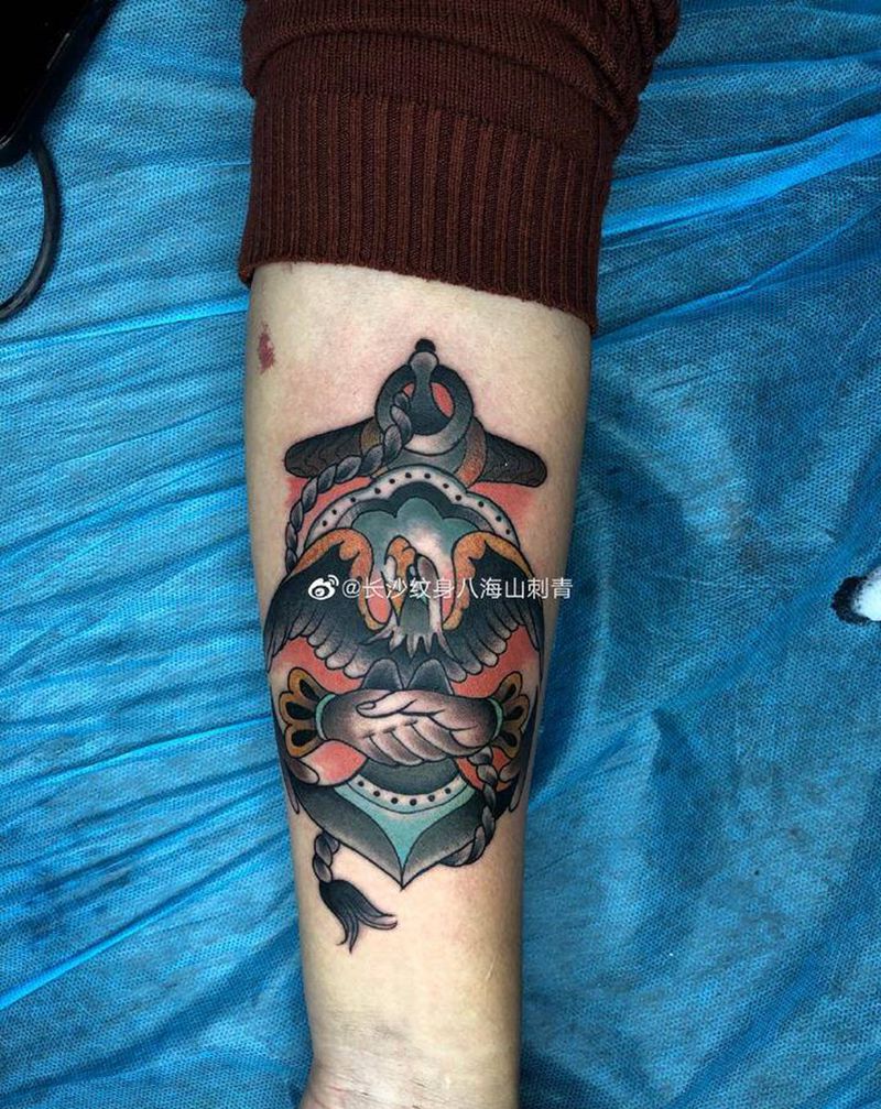 school纹身图片_手臂纹身图案