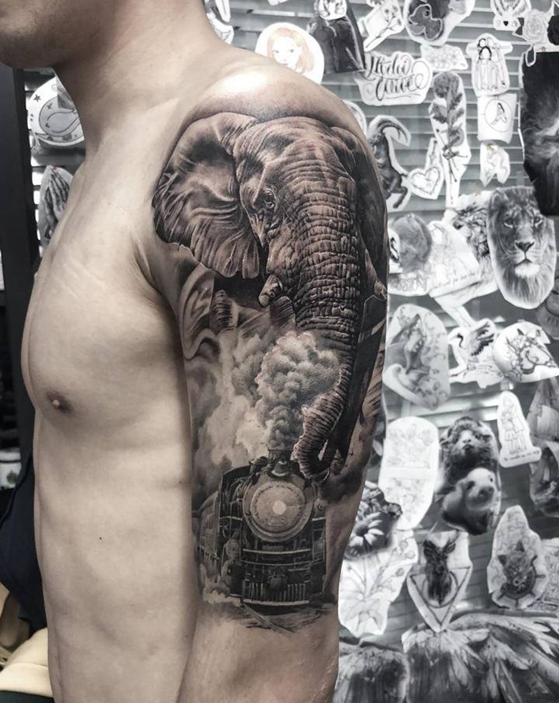 。纹身图片_欧美写实纹身图案