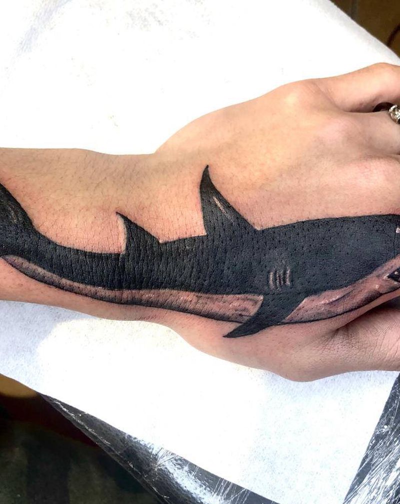 遮盖纹身图片_手部纹身图案