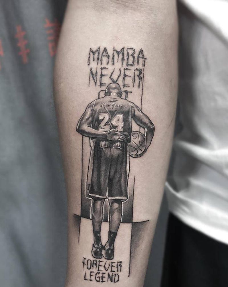 kobe纹身图片_欧美写实纹身图案
