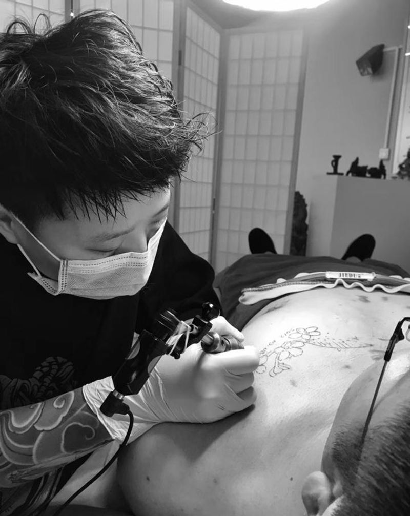 小清新纹身图片_背部手臂小清新纹身图案