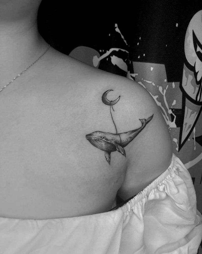 小图纹身图片_肩部纹身图案