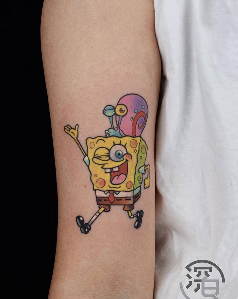 店内小图纹身图片_手部背部Old School纹身图案