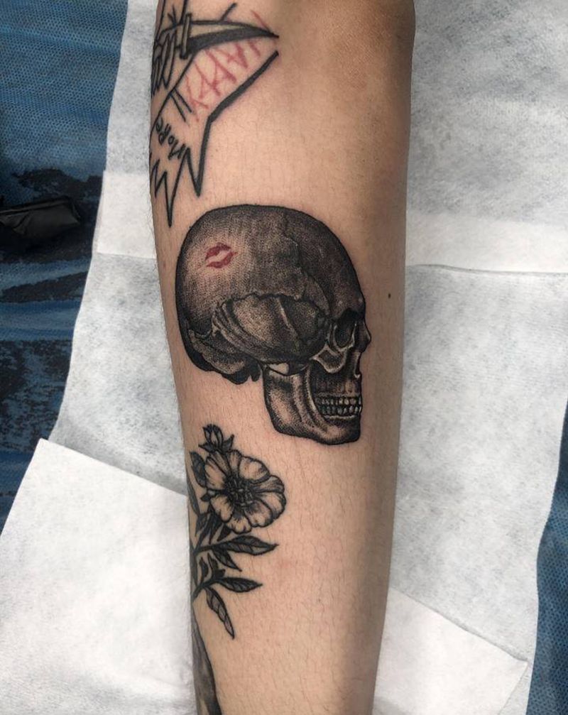 小图拼接纹身图片_Old School纹身图案