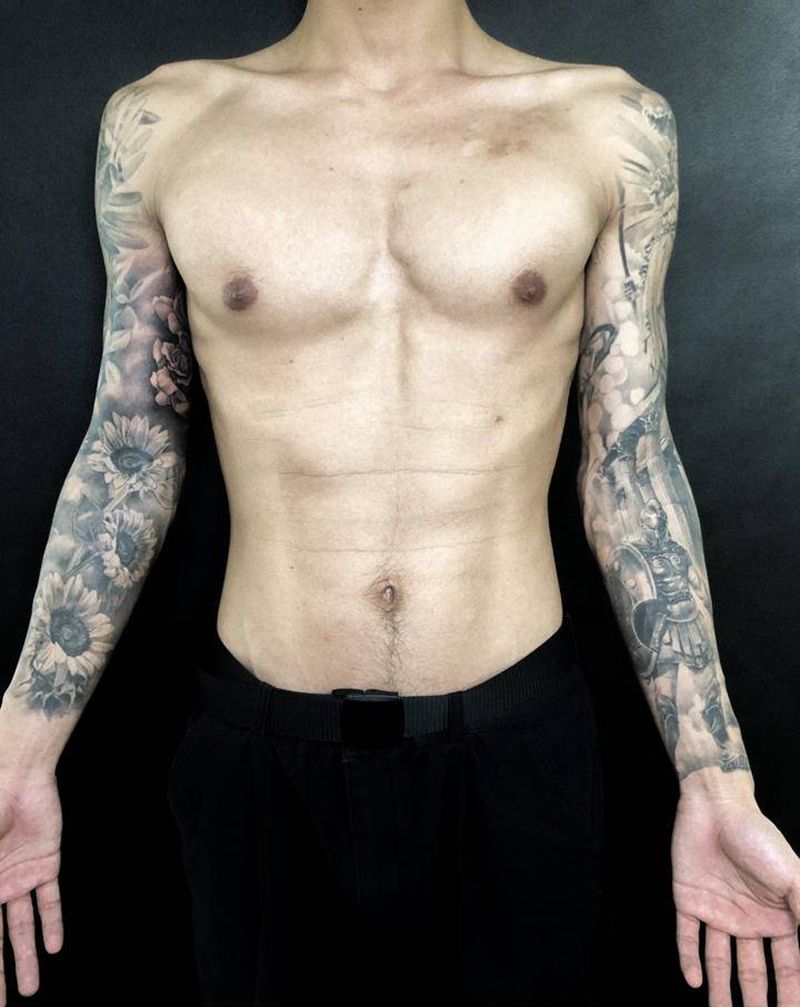 完工纹身图片_欧美写实纹身图案