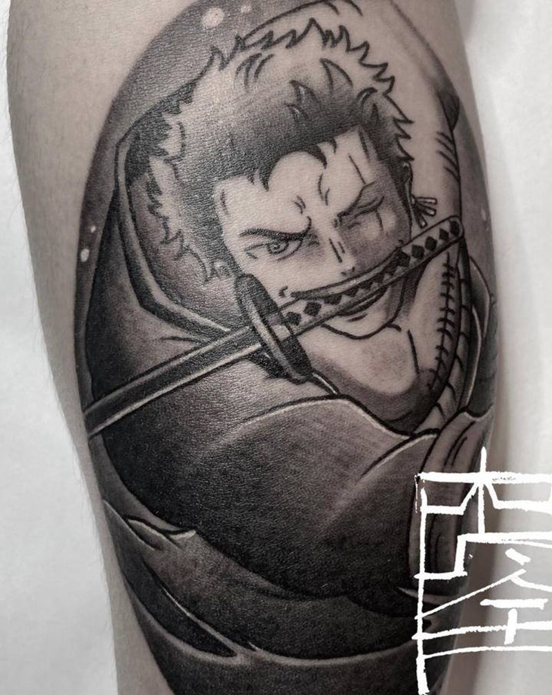 索隆纹身图片_手臂手部New SchoolOld School纹身图案