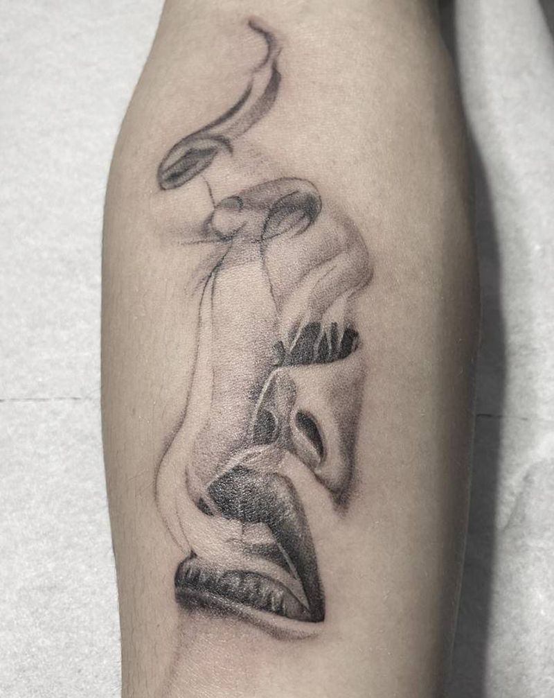 瘾纹身图片_手臂欧美写实纹身图案