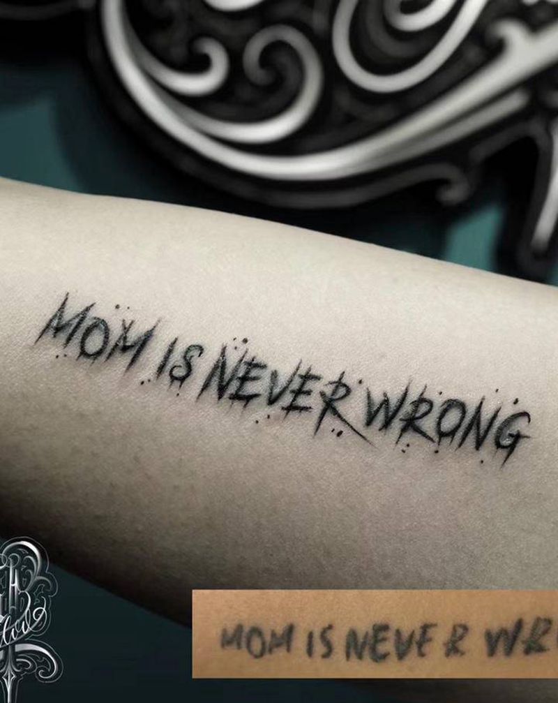 修改字母纹身图片_手臂纹身图案