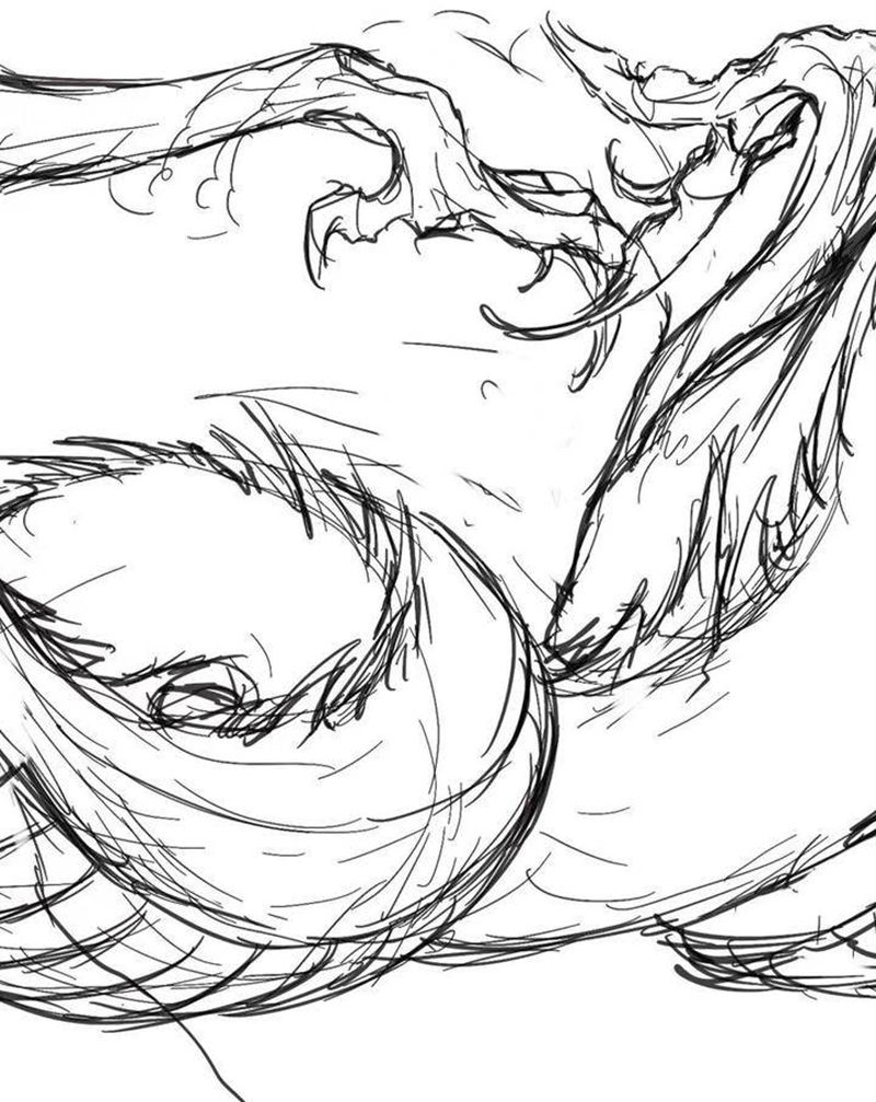 .纹身图片_新传统欧美写实龙纹身图案