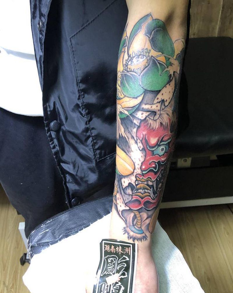 般若纹身图片_手臂纹身图案