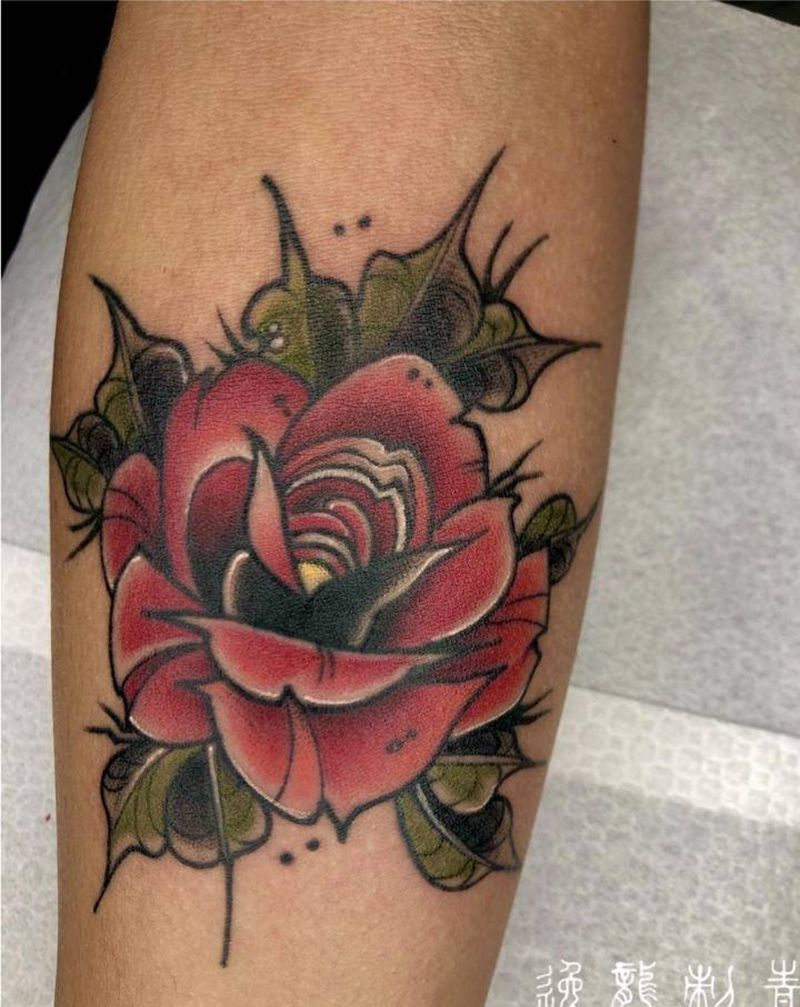 newschool纹身图片_手臂New School花纹身图案