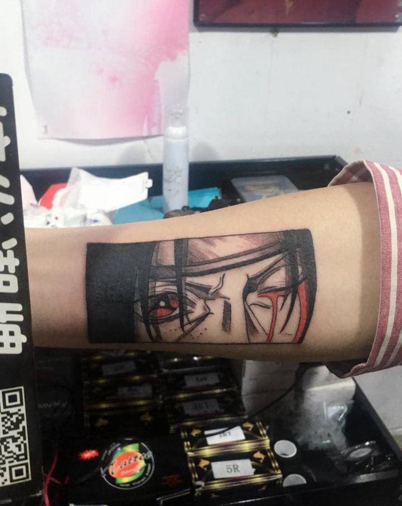 动漫人物纹身图片_手臂纹身图案