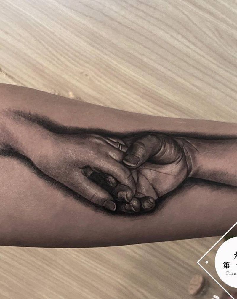 手纹身图片_手臂欧美写实纹身图案