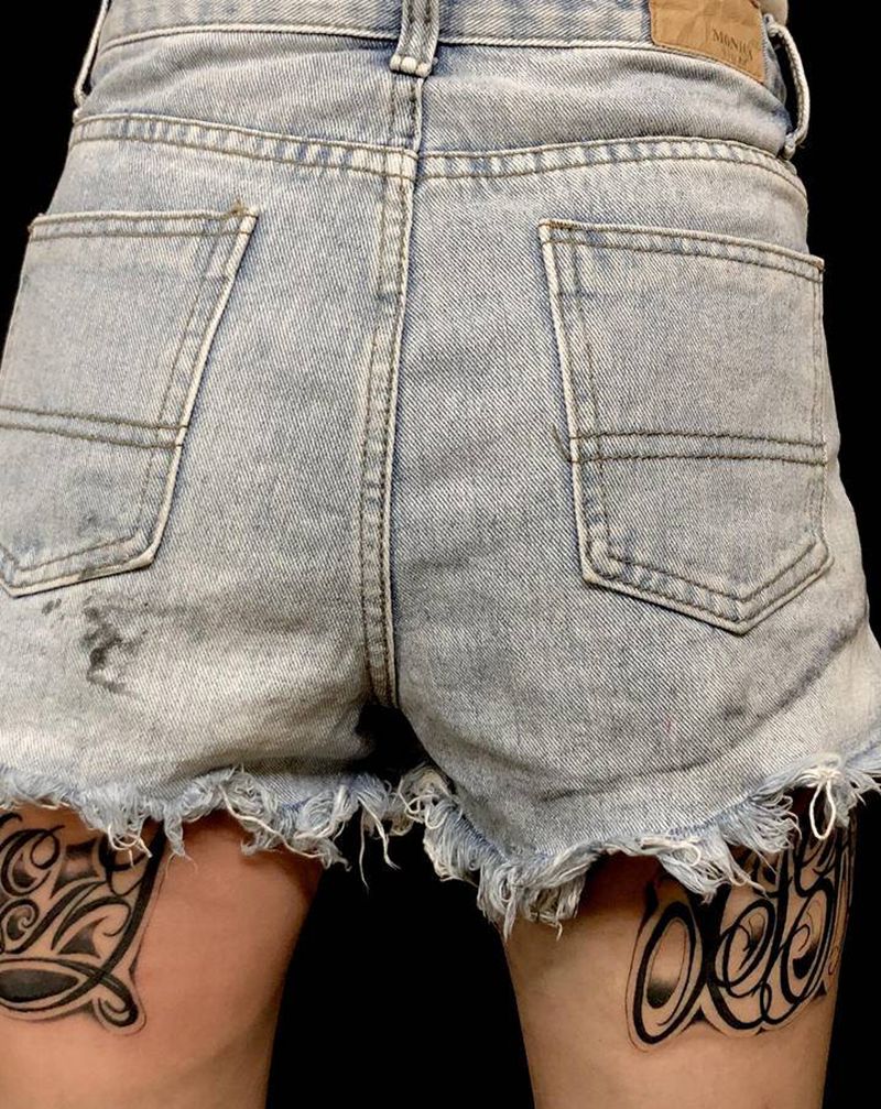 软花纹身图片_花体字纹身图案