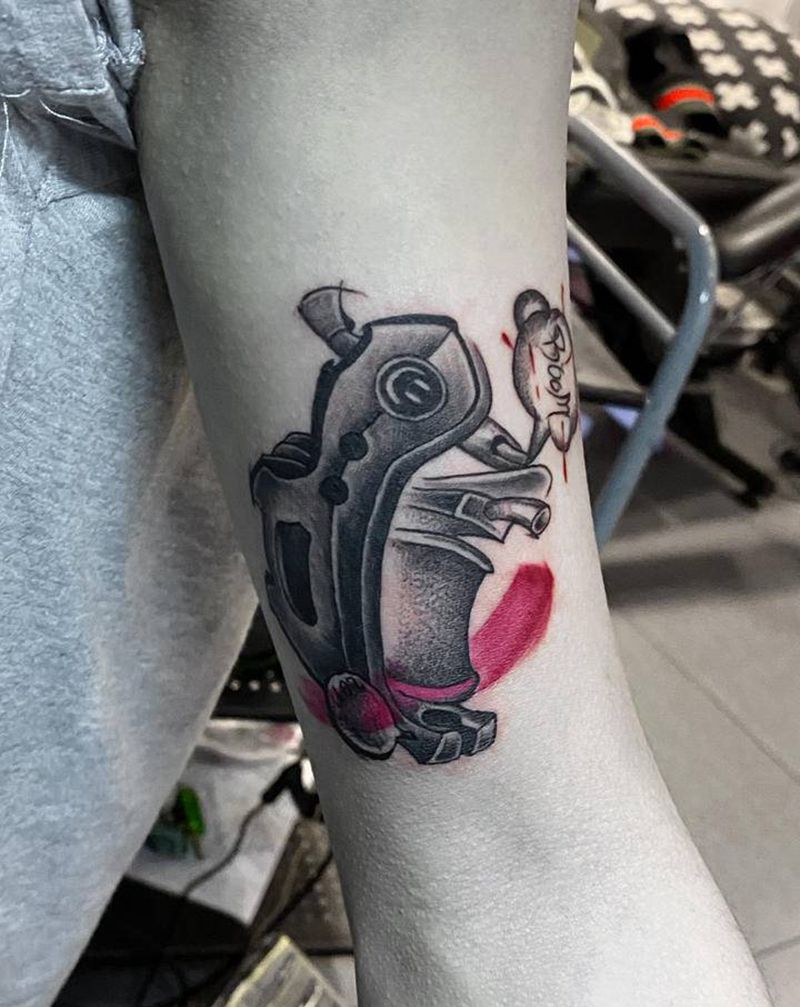 纹身机纹身图片_手臂纹身图案