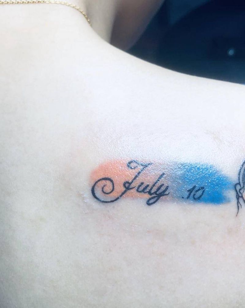 妈妈的宝贝！纹身图片_背部纹身图案