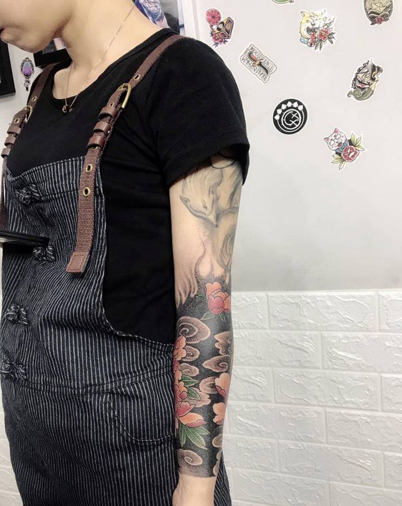 传统纹身图片_手臂手部纹身图案