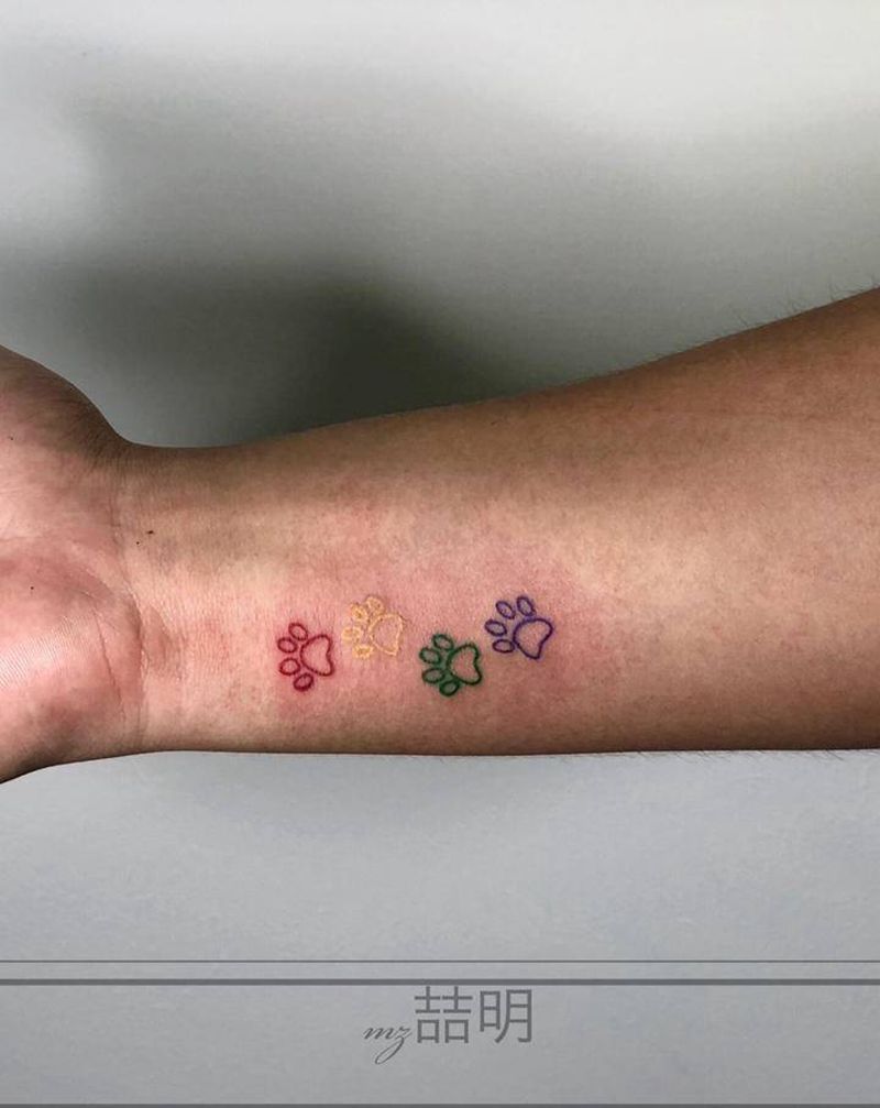小清新纹身图片_手臂小清新纹身图案