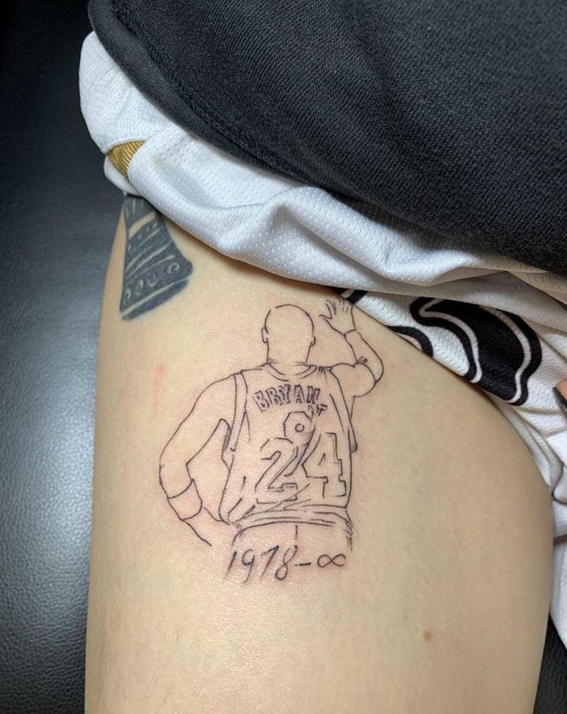 紫金24号纹身图片_腿部纹身图案